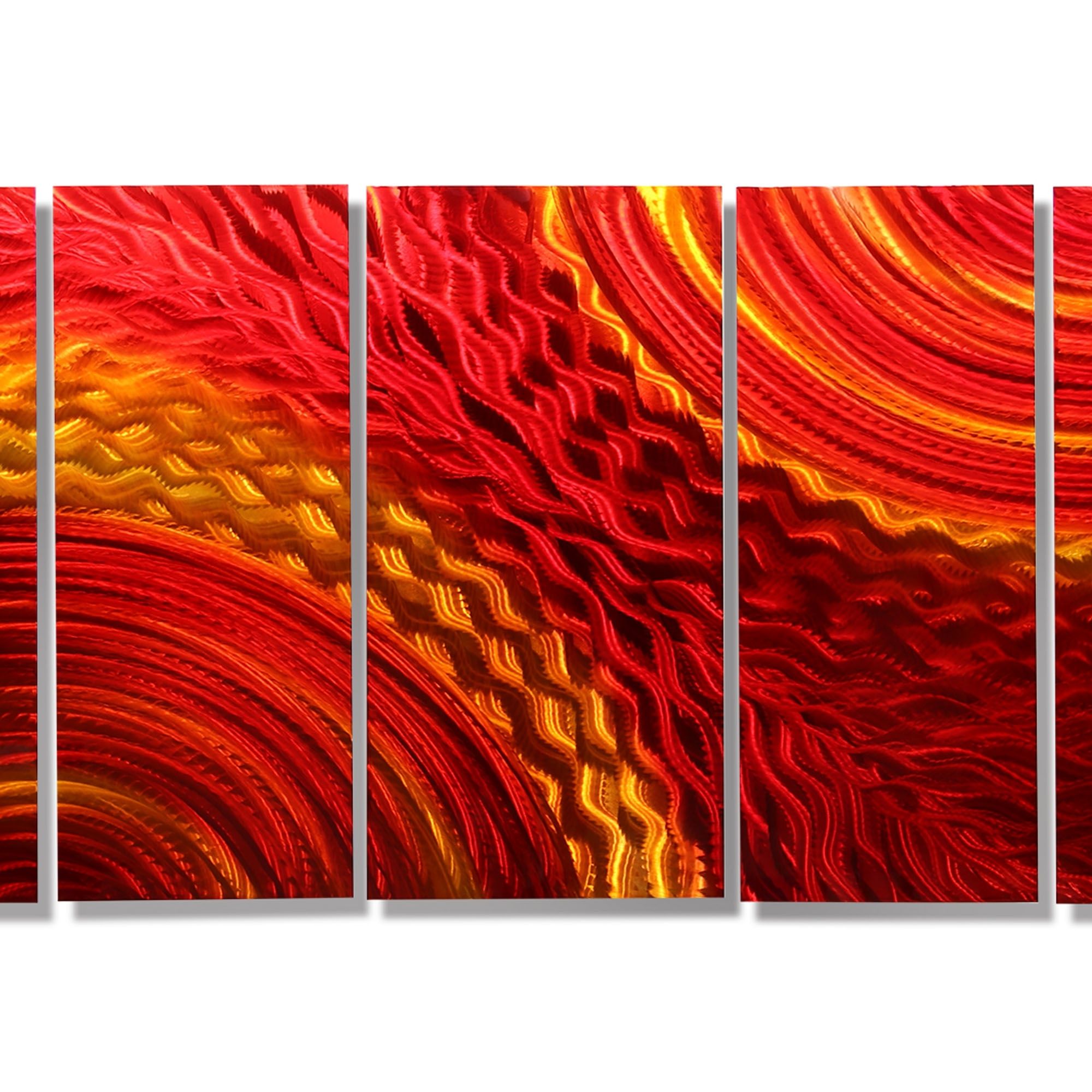 15 Best Ideas Abstract Orange Wall Art