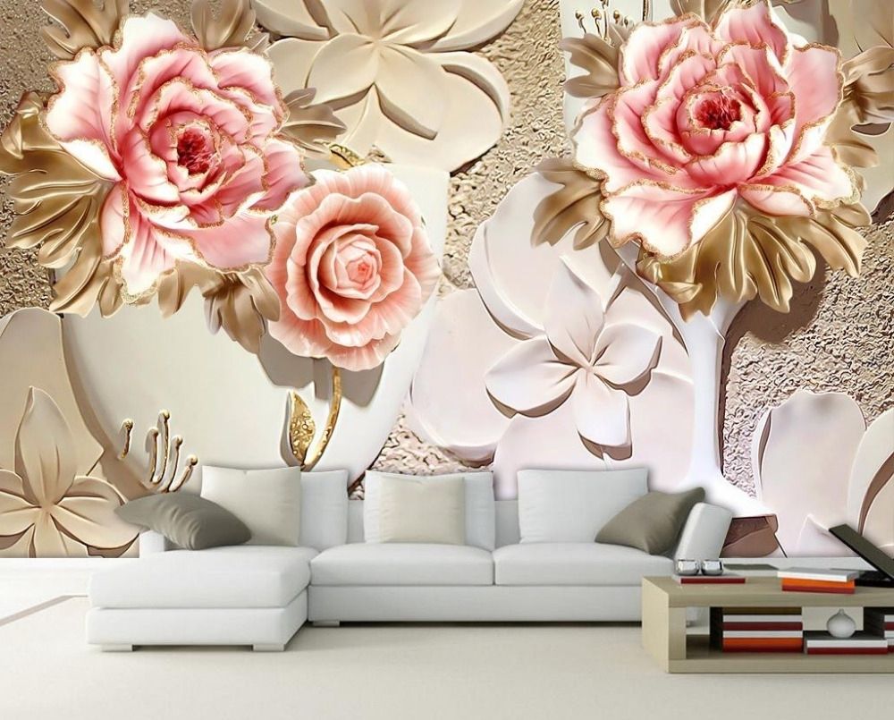 15 Best Ideas Flowers 3d Wall Art