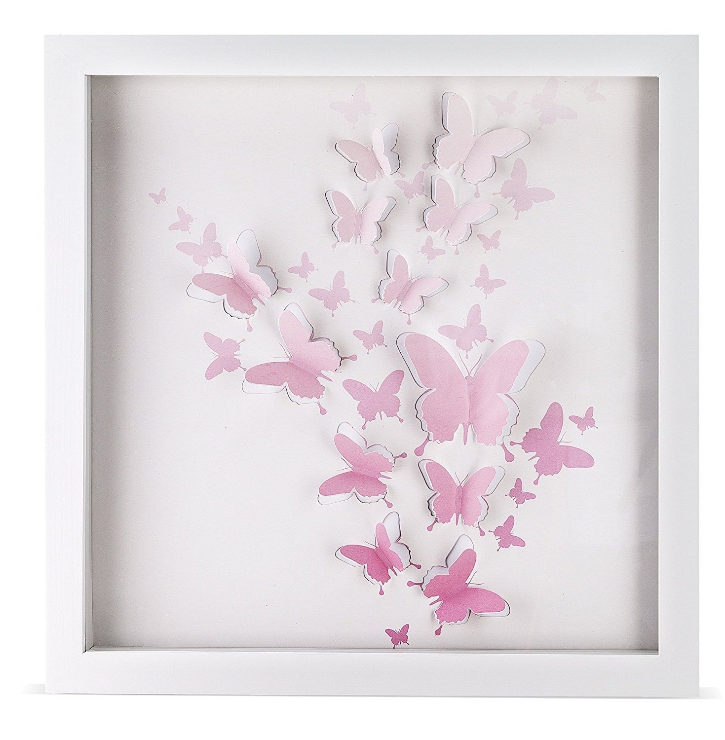 The 15 Best Collection of 3d Butterfly Framed Wall Art