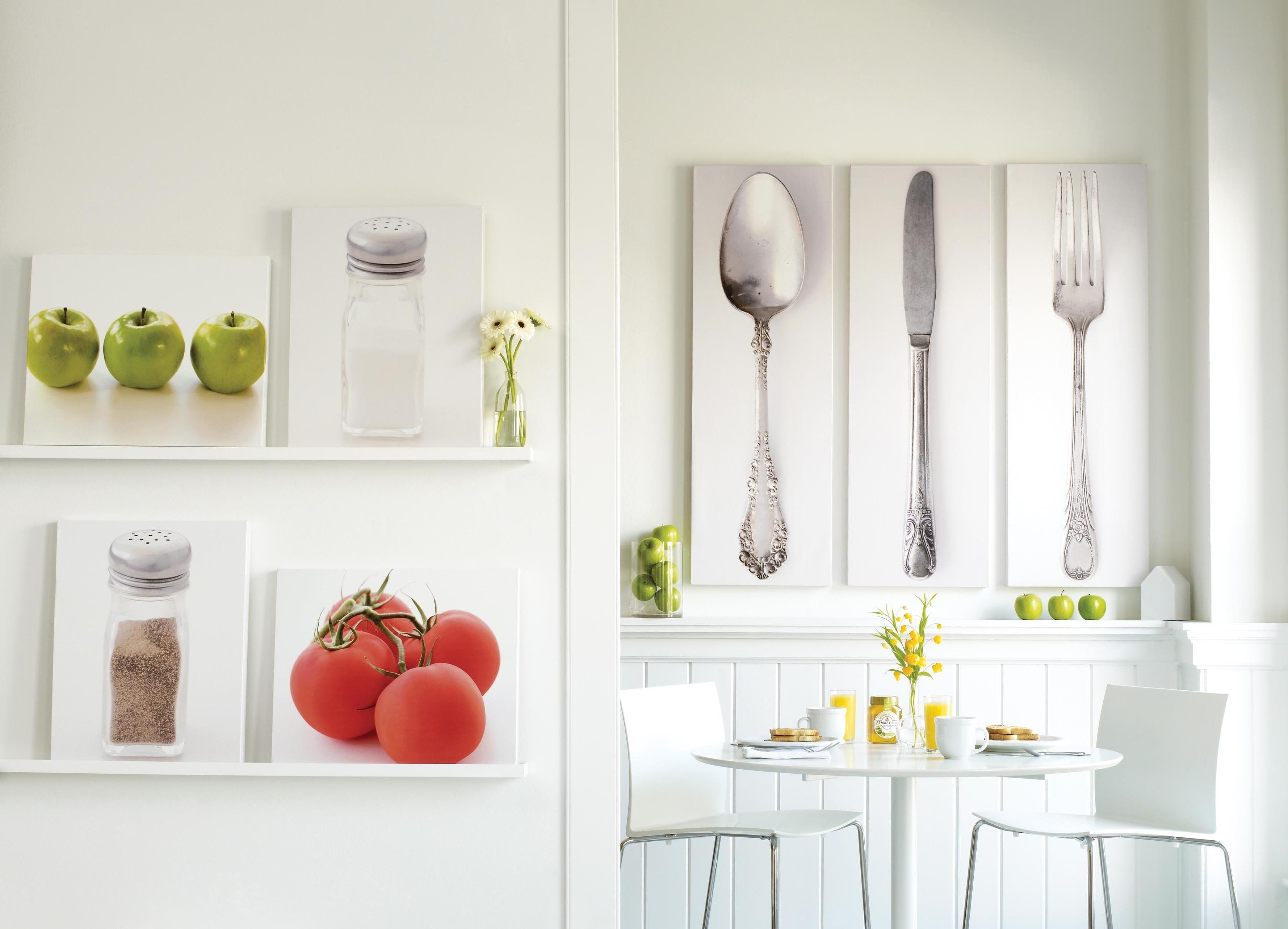 gallery wall art for kitchen different sizes