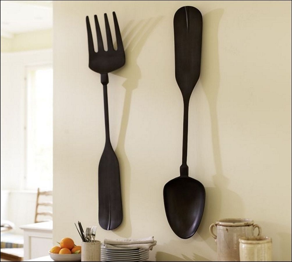 Photo Gallery Of Oversized Cutlery Wall Art Showing 4 Of 15 Photos