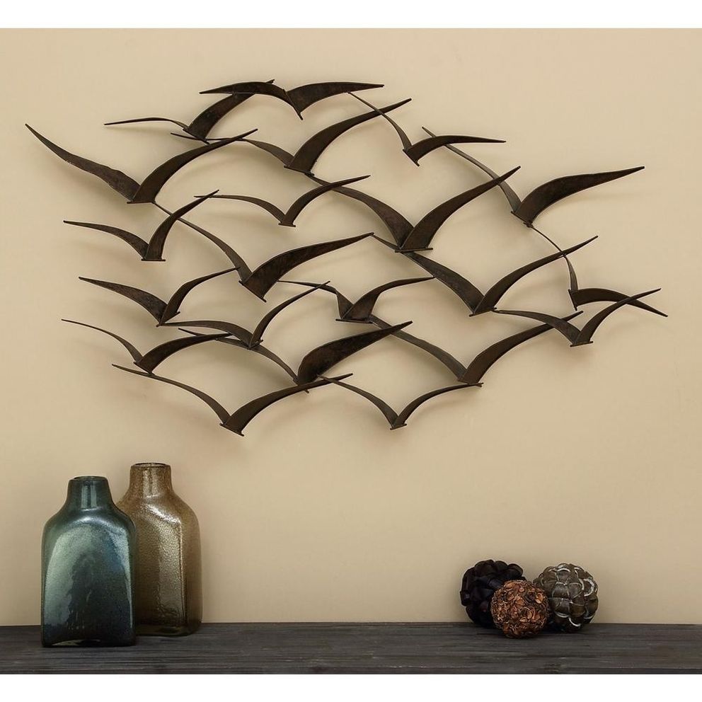 Image Gallery Of Birds In Flight Metal Wall Art View 14 Of 15 Photos 9454