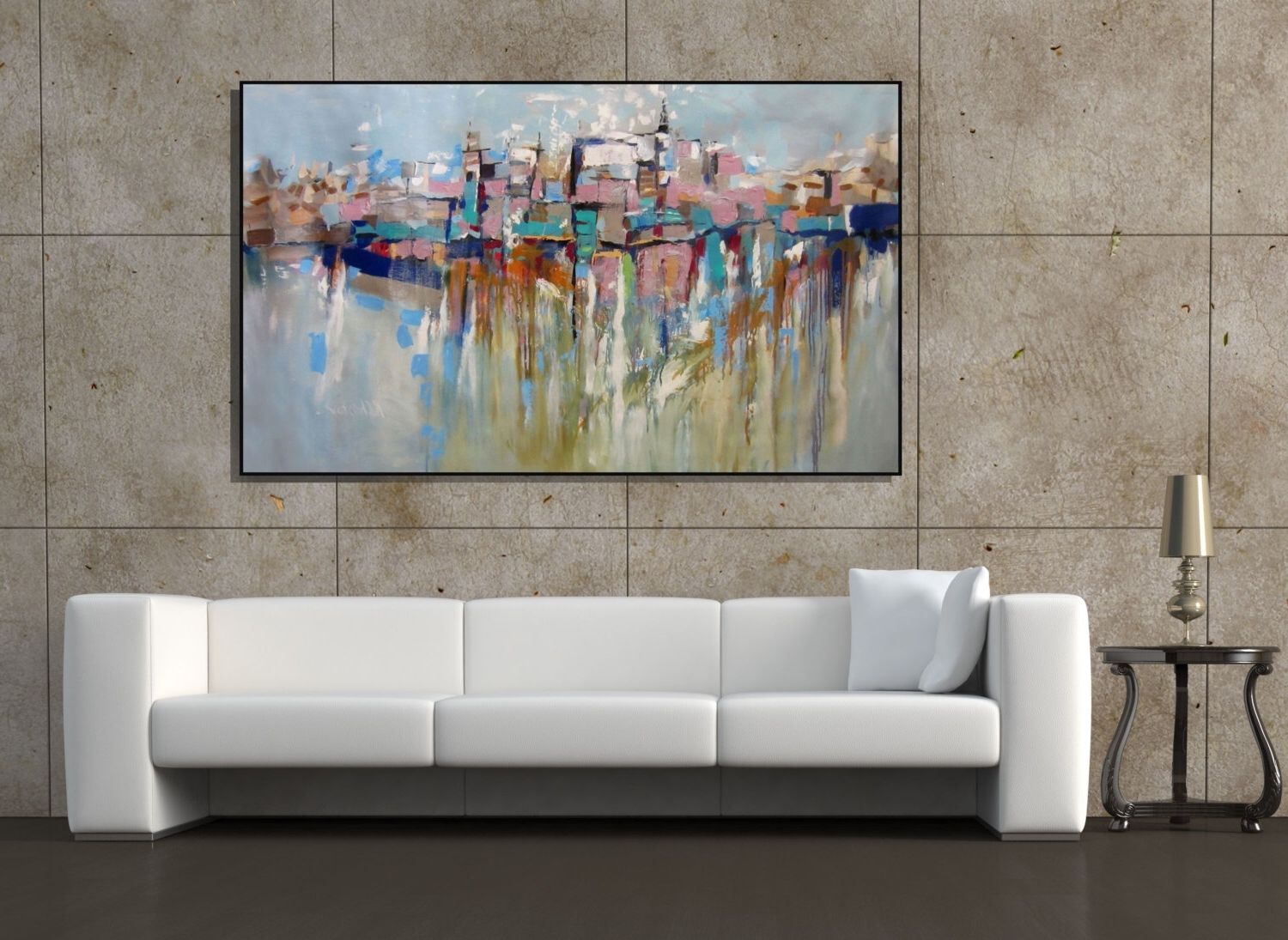 Large Abstract Wall Art For Living Room
