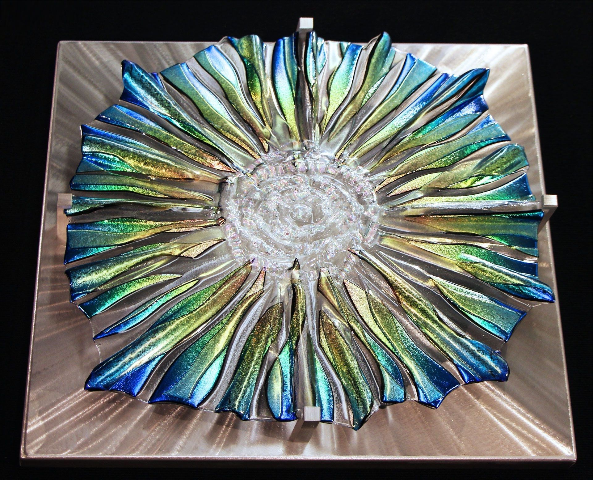 15 Best Collection Of Fused Dichroic Glass Wall Art