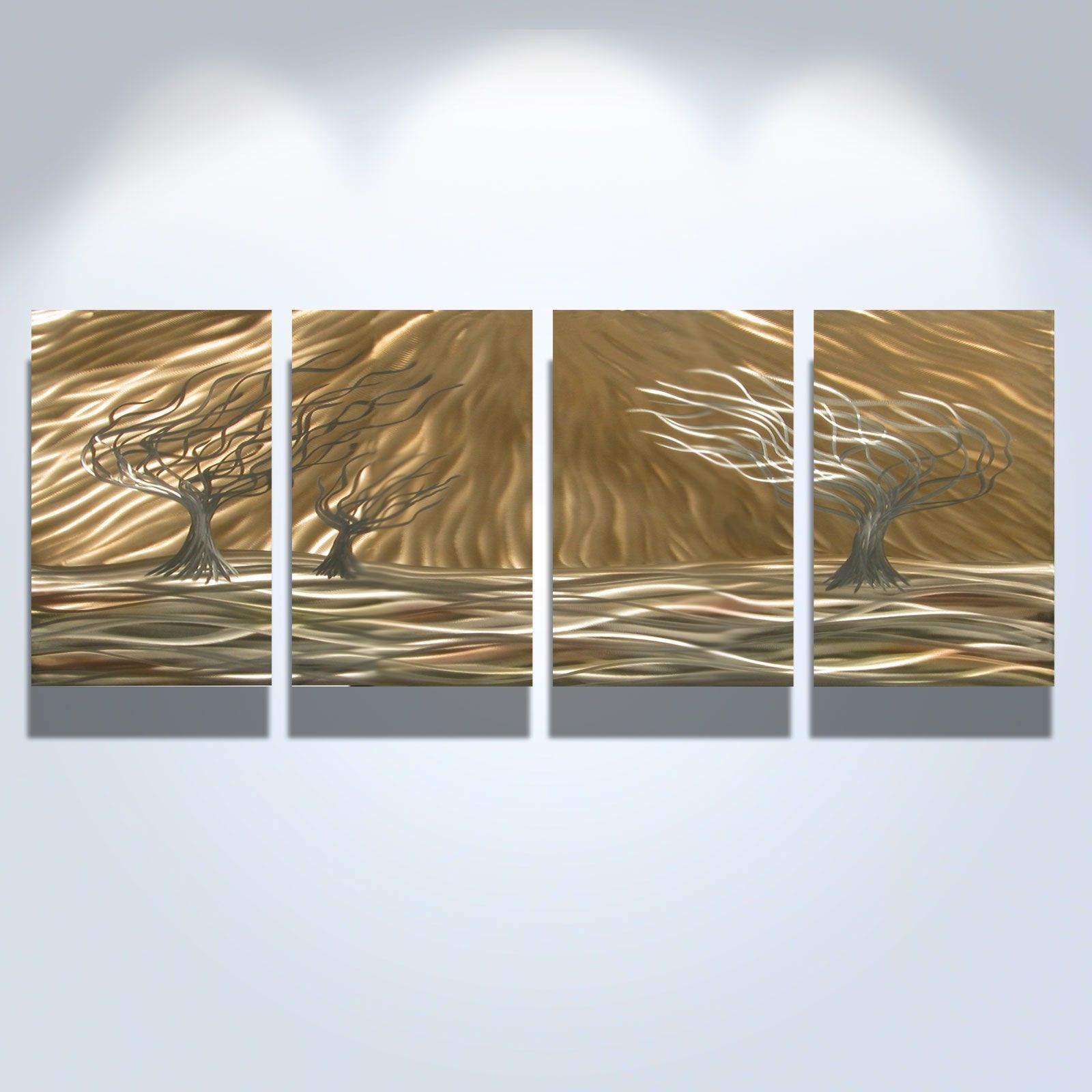 15 Best Collection of Abstract Metal Wall Art Panels