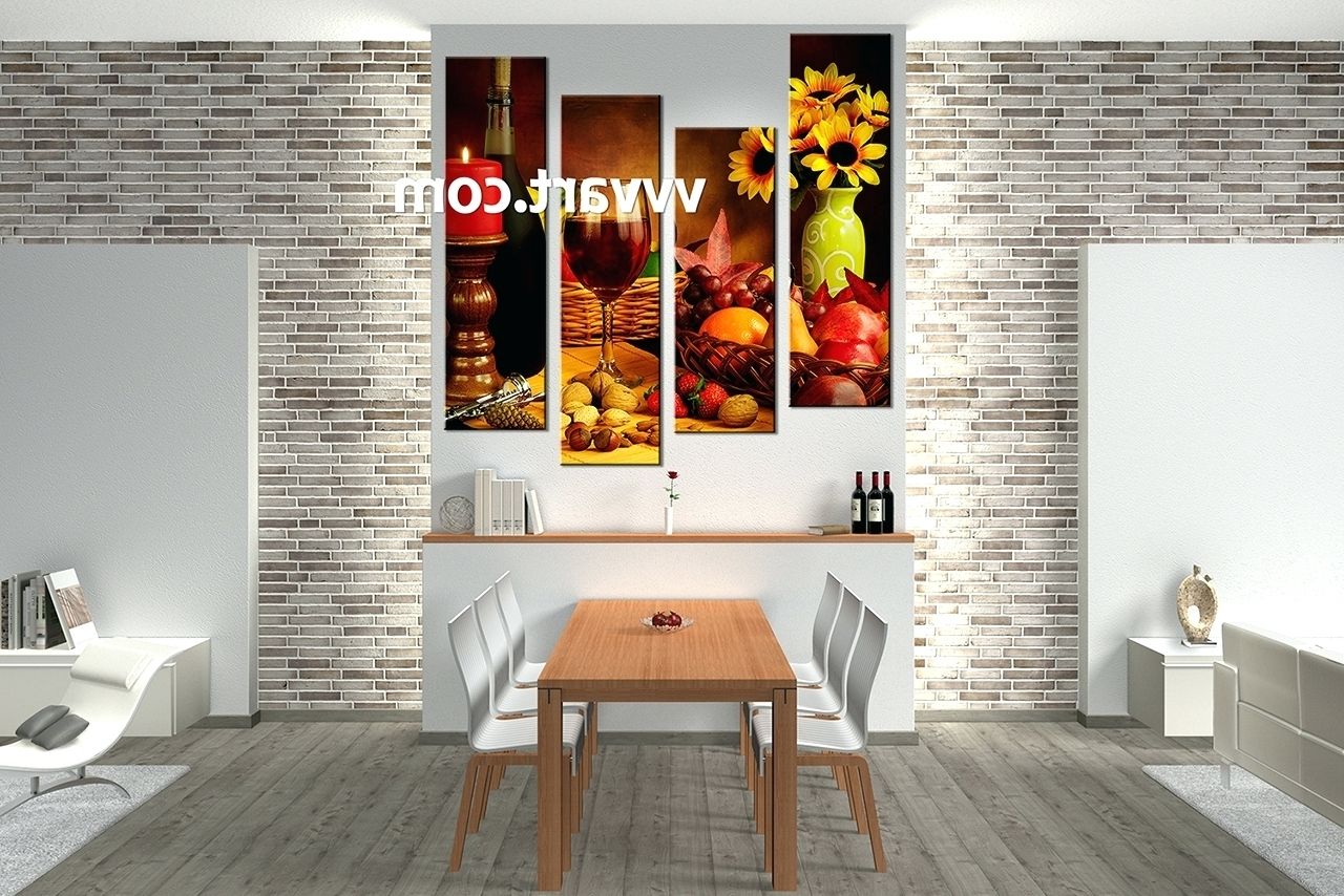 large canvas for dining room