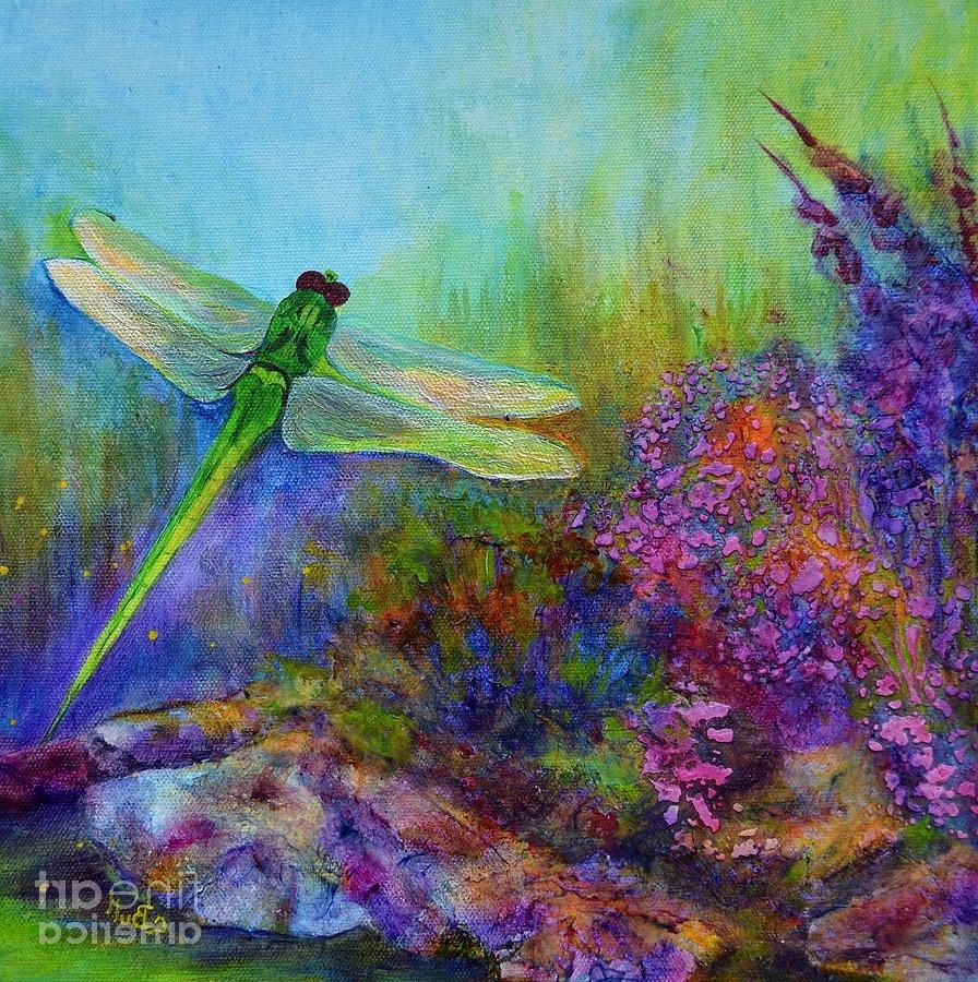 The 20 Best Collection of Dragonfly Painting Wall Art