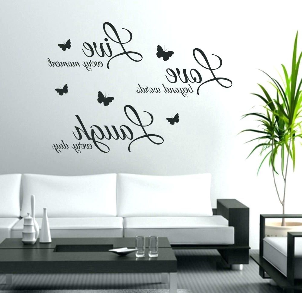 Stick On Wall Art With Newest Peel And Stick Wall Decals Quotes Stick On Wall Art Wall Ideas 