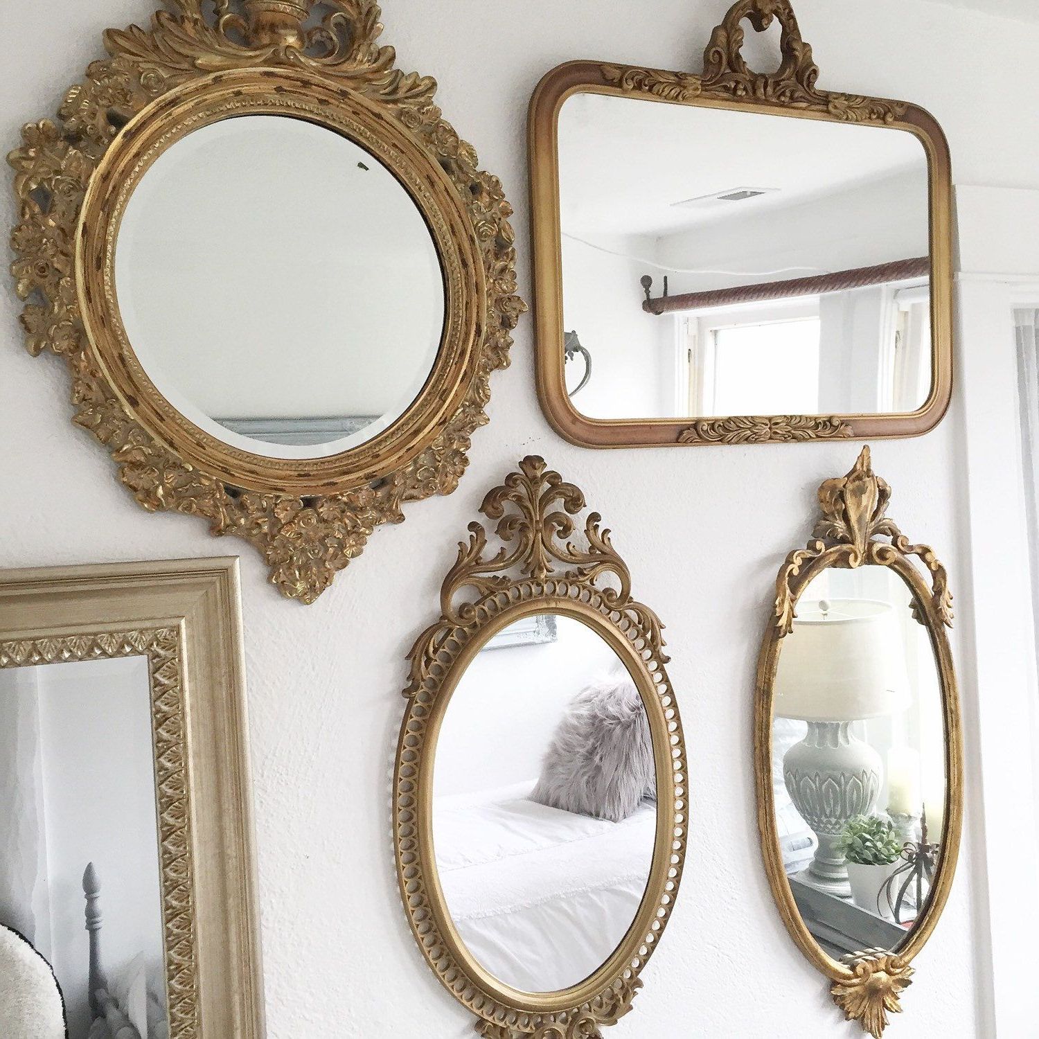 Top 20 of Antique Gold Wall Mirrors