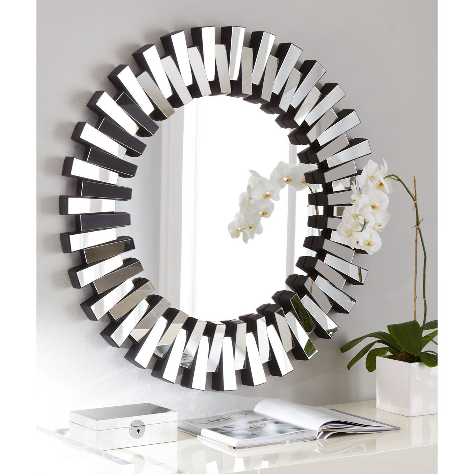 Afina Modern Luxe Round Wall Mirror – 36 In (View 2 of 20)