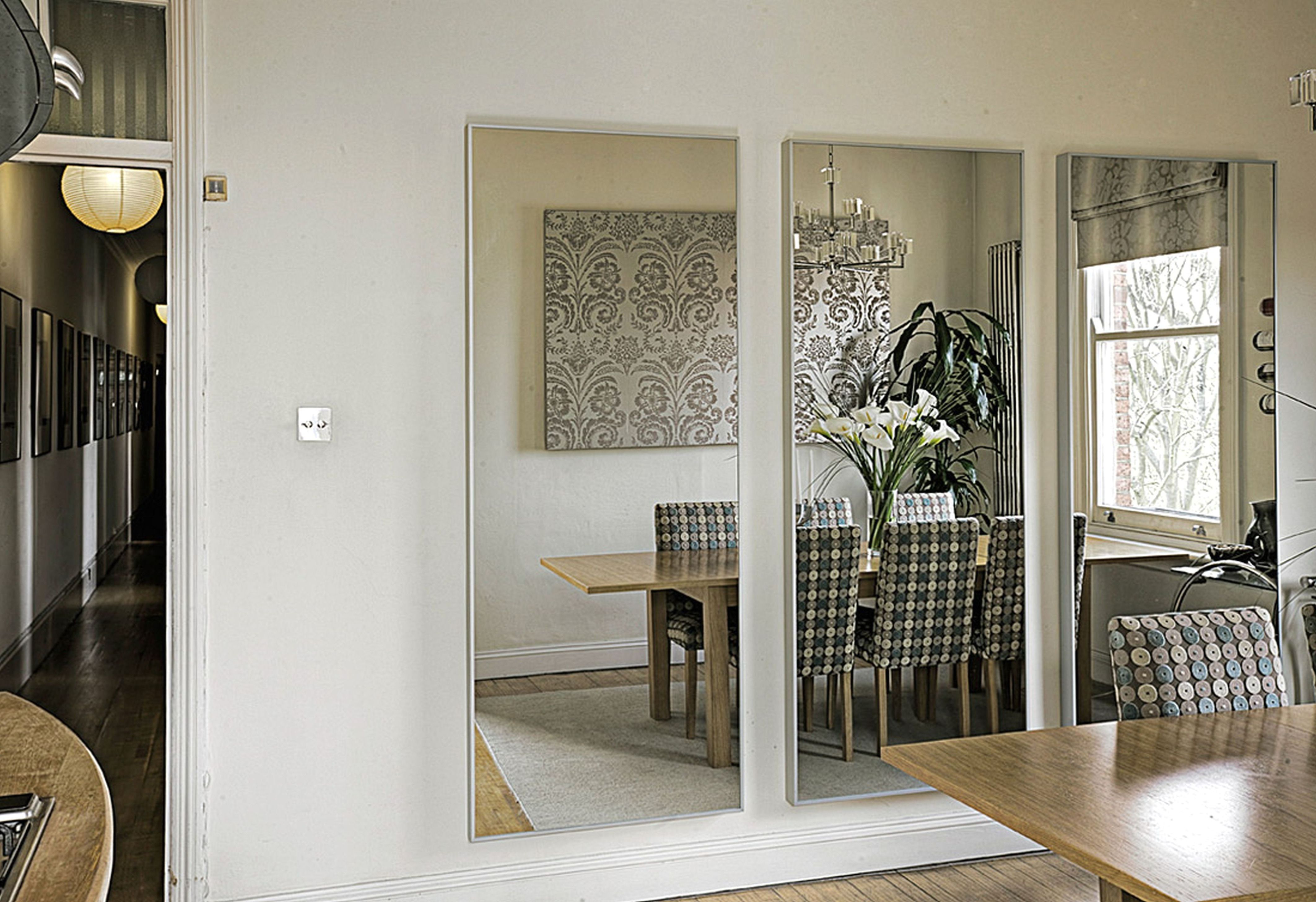 large wall mirror dining room