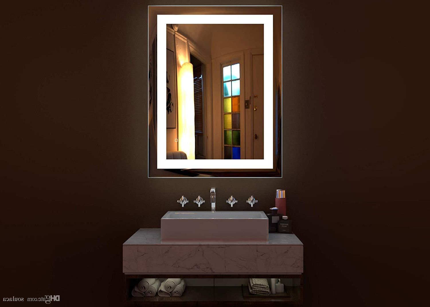 2024 Latest Lighted Bathroom Wall Mirrors