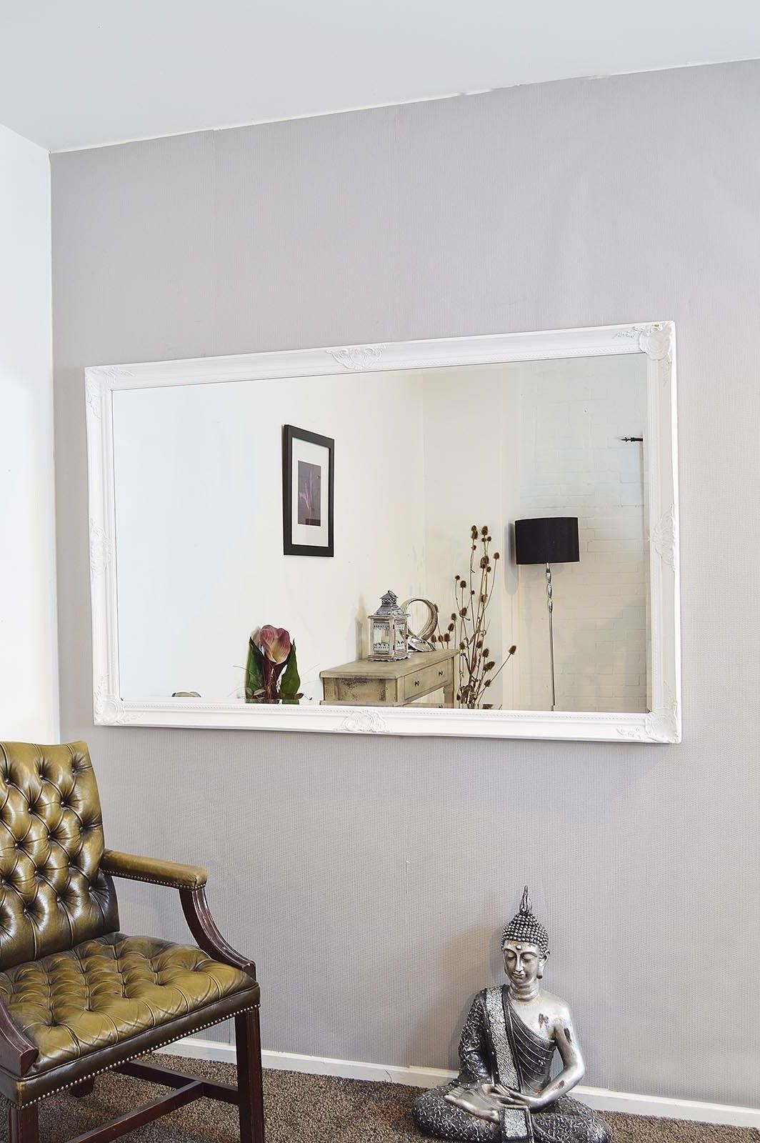 20 Collection Of White Frame Wall Mirrors