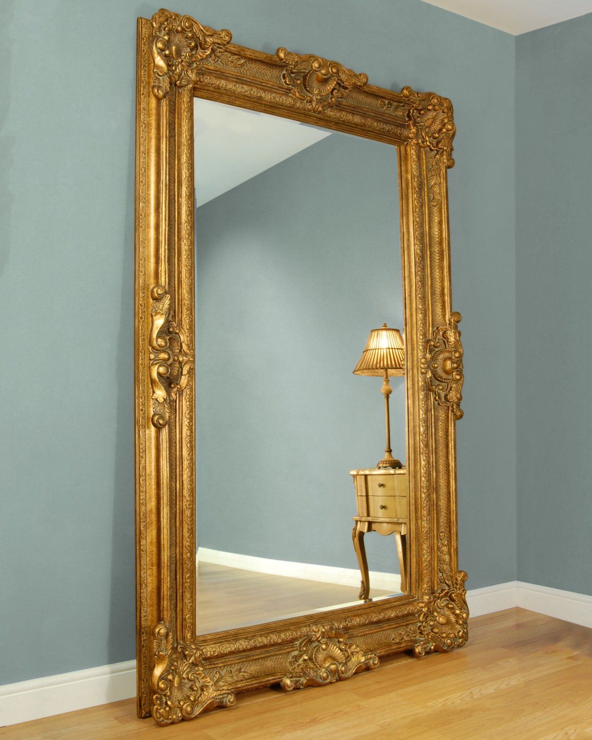 Popular Large Framed Wall Mirrors Throughout Gold Framed Wall Mirror Frame Mirrors For Living Room Decoration 
