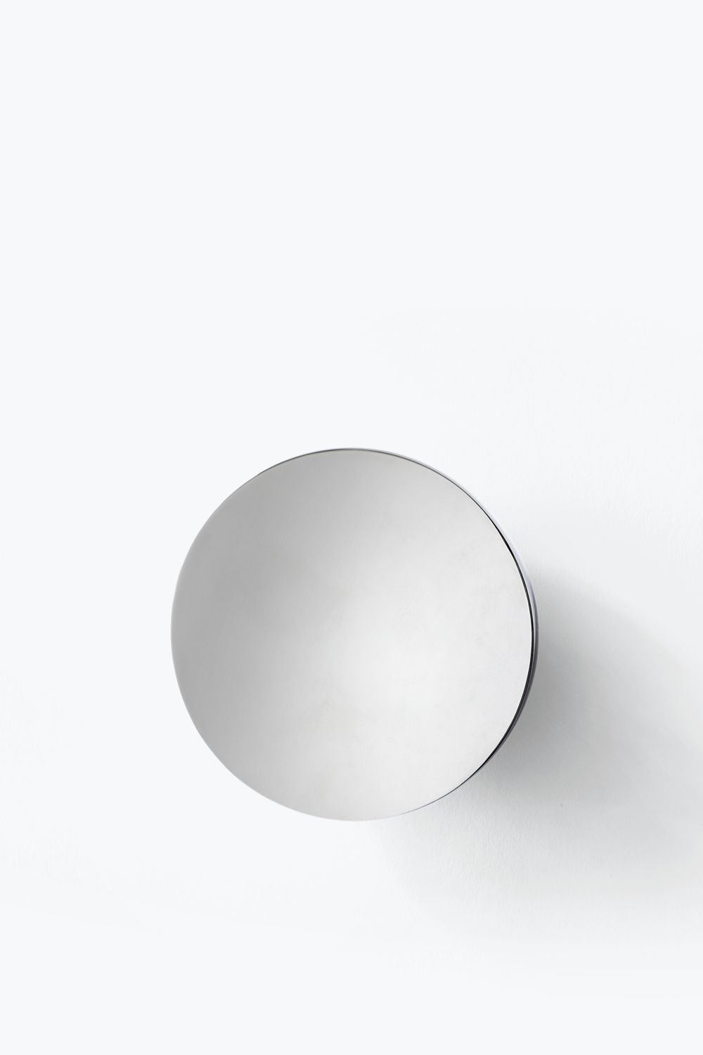 Stainless Steel Wall Mirrors In Fashionable Aura Wall Mirror – Stainless Steel, Large — New Works (View 7 of 20)