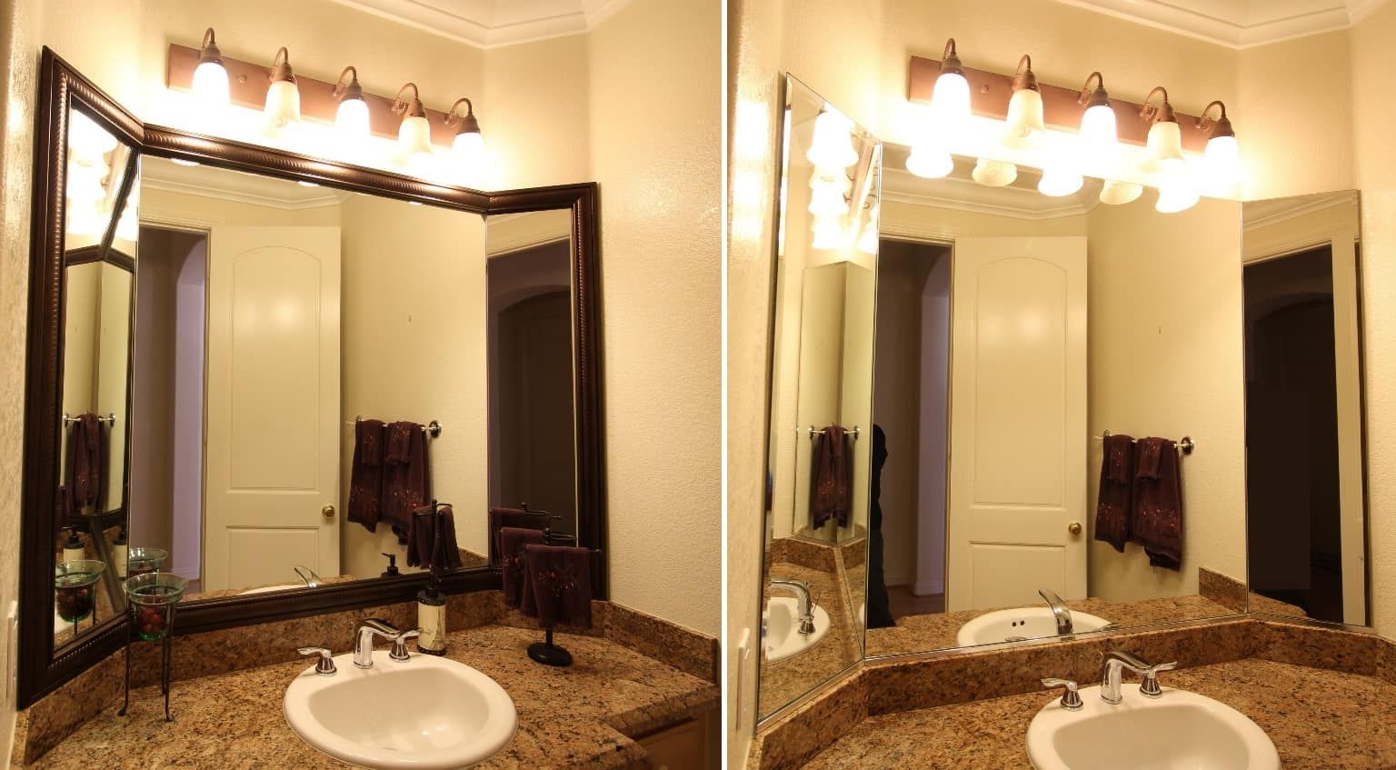 Tri Fold Bathroom Vanity Mirrors