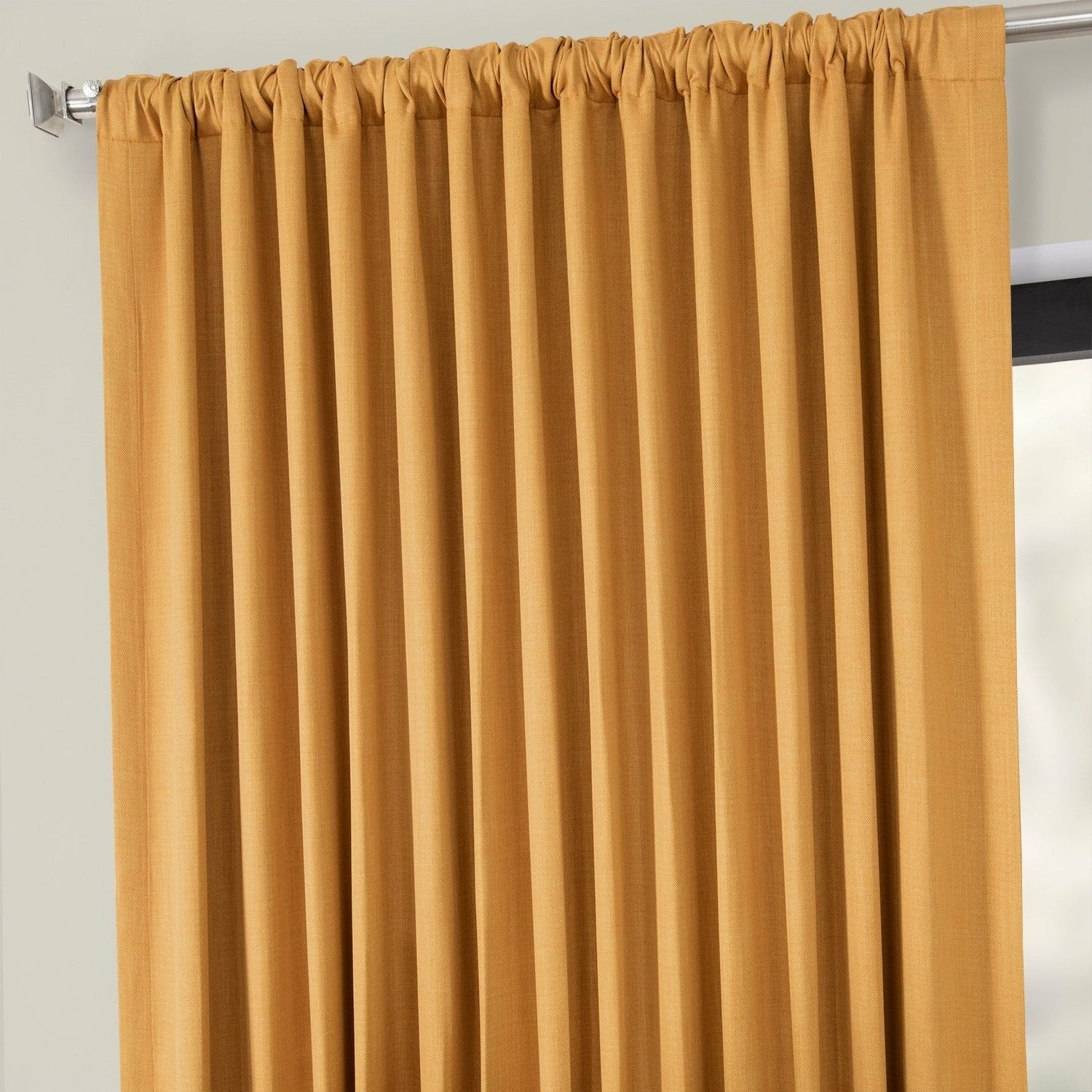 The 21 Best Collection of Faux Linen Extra Wide Blackout Curtains