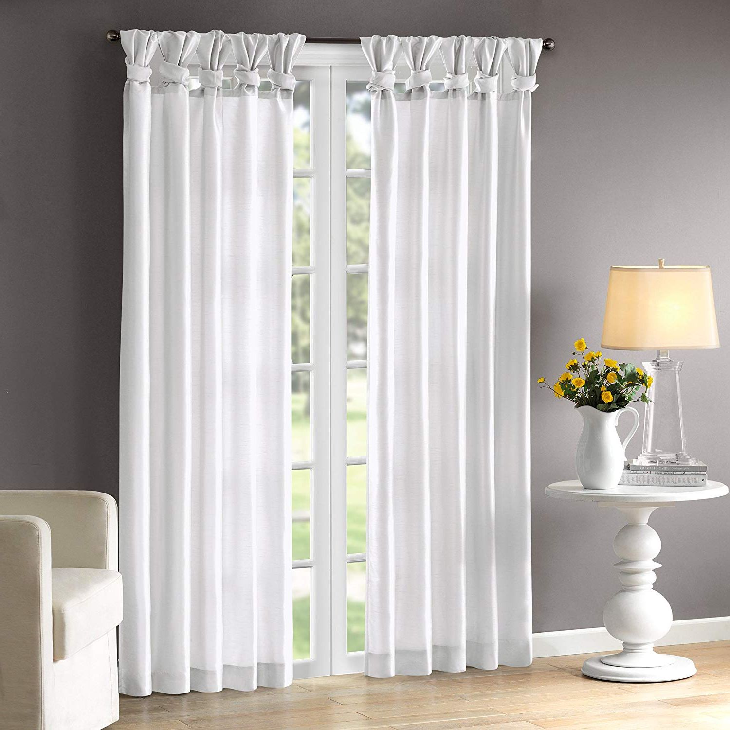 Top 20 of Twisted Tab Lined Single Curtain Panels