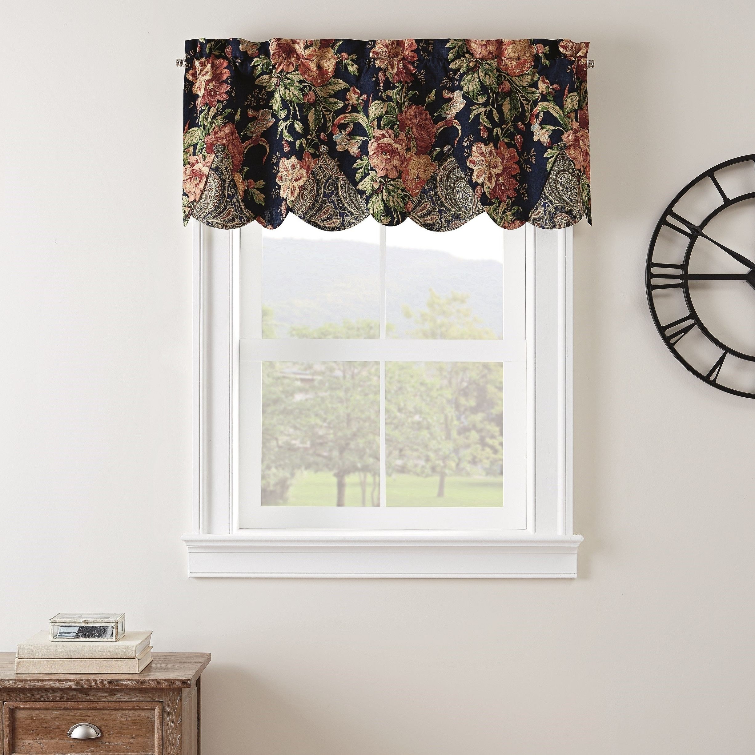 20 Collection of Waverly Kensington Bloom Window Tier Pairs