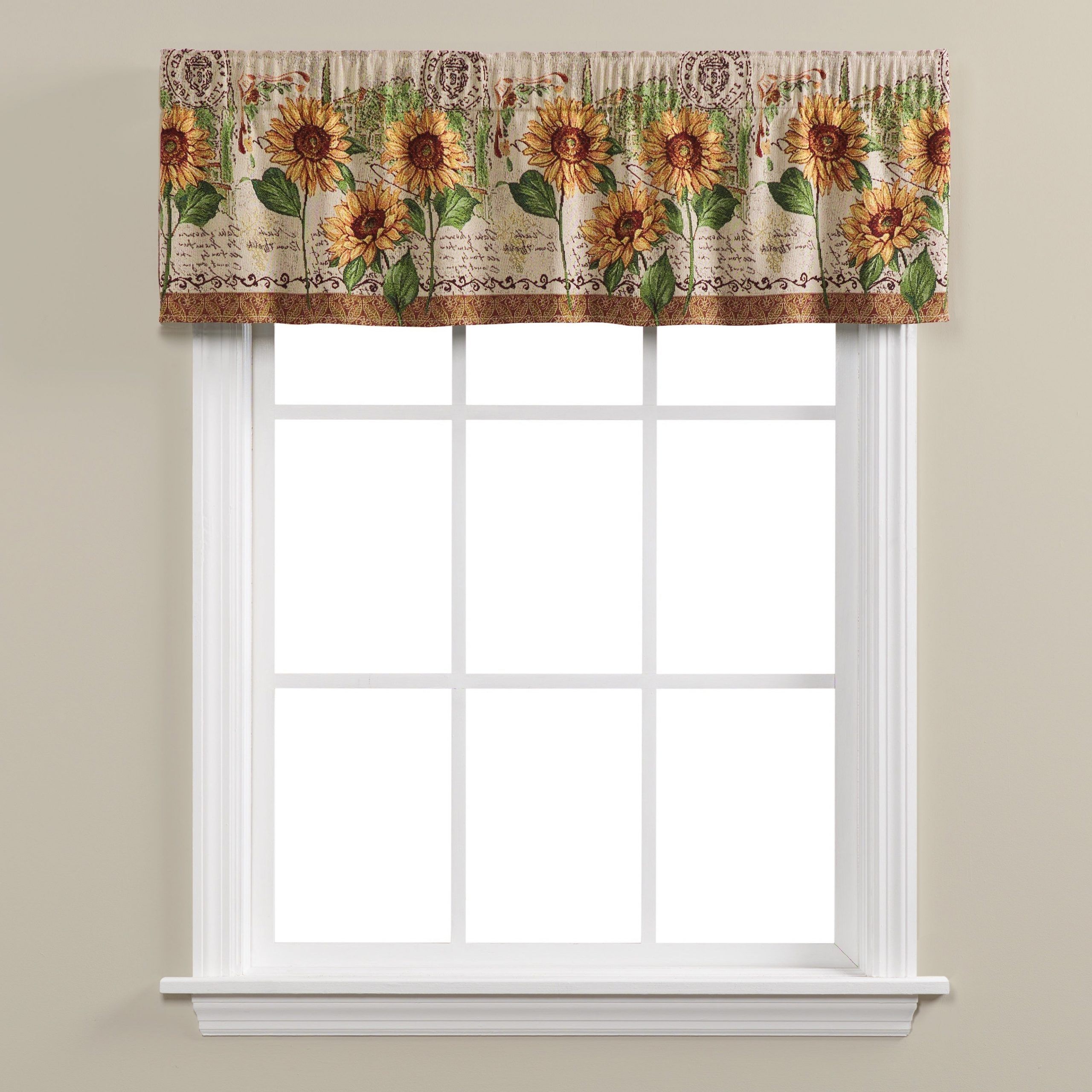 The Best Traditional Tailored Window Curtains with Embroidered Yellow ...