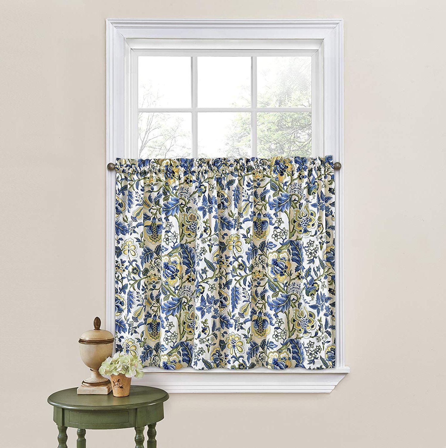 The 20 Best Collection of Imperial Flower Jacquard Tier and Valance ...